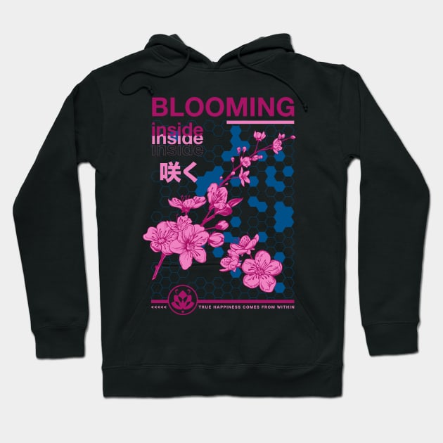 Bloom Inside Hoodie by CHAKRart